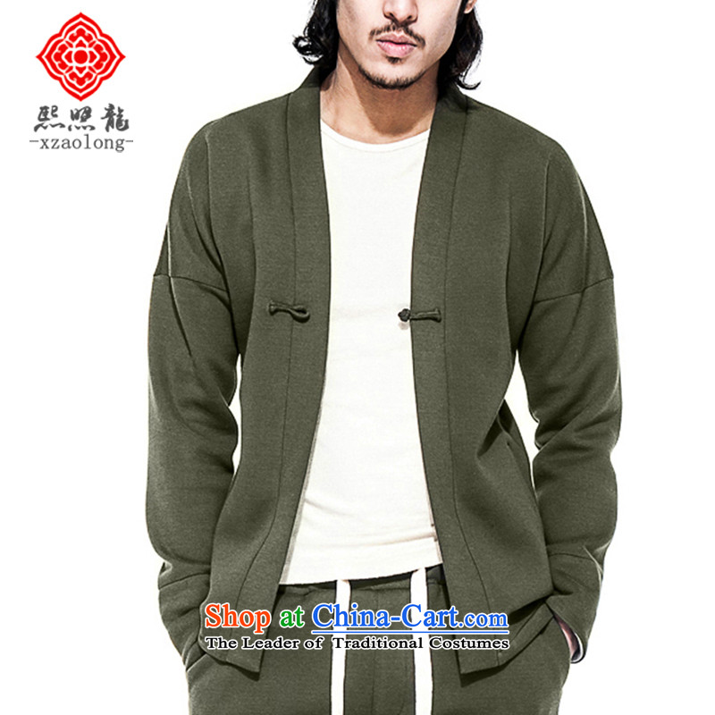 Hee-Yong-nam, a snapshot of the disk-han-chinese sports and leisure improved Tang China Wind Jacket Air layer of nostalgia for the t-shirt blue XL, Hee-snapshot (XZAOLONG lung) , , , shopping on the Internet