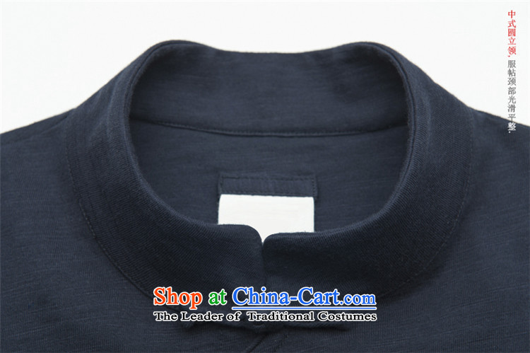 Hee-Yong-nam, a snapshot of the Tang dynasty retro collar China wind long-sleeved T-shirt is pressed to low knitting improved Han-men's jackets blue XL Photo, prices, brand platters! The elections are supplied in the national character of distribution, so action, buy now enjoy more preferential! As soon as possible.