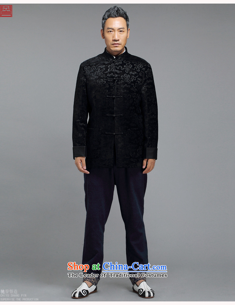 Renowned China wind 2015 autumn and winter men Tang Jacket coat Chinese improved collar short clip) disk black L picture, prices, brand platters! The elections are supplied in the national character of distribution, so action, buy now enjoy more preferential! As soon as possible.