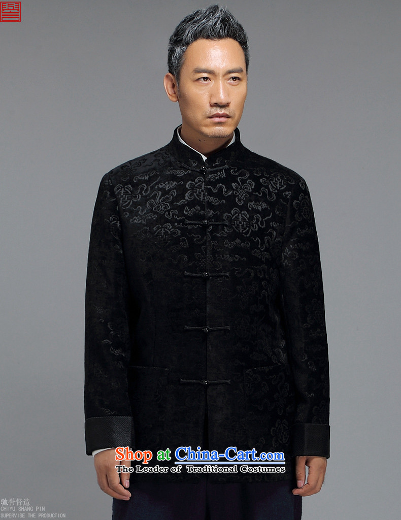 Renowned China wind 2015 autumn and winter men Tang Jacket coat Chinese improved collar short clip) disk black L picture, prices, brand platters! The elections are supplied in the national character of distribution, so action, buy now enjoy more preferential! As soon as possible.