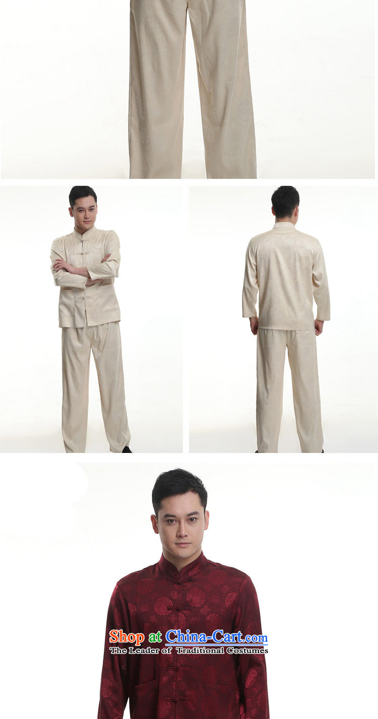 The name of the 2015 autumn of the OSCE new middle-aged men China wind Tang Dynasty Package leisure father long-sleeved shirt with the elderly in the Tang dynasty white 180 pictures, prices, brand platters! The elections are supplied in the national character of distribution, so action, buy now enjoy more preferential! As soon as possible.