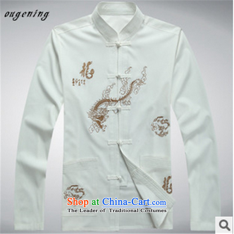 The name of the 2015 autumn of the OSCE in the new elderly men's Tang dynasty l China wind load dad middle-aged Tang blouses Chinese tunic grandpa red 170, OSCE, lemonade (ougening) , , , shopping on the Internet