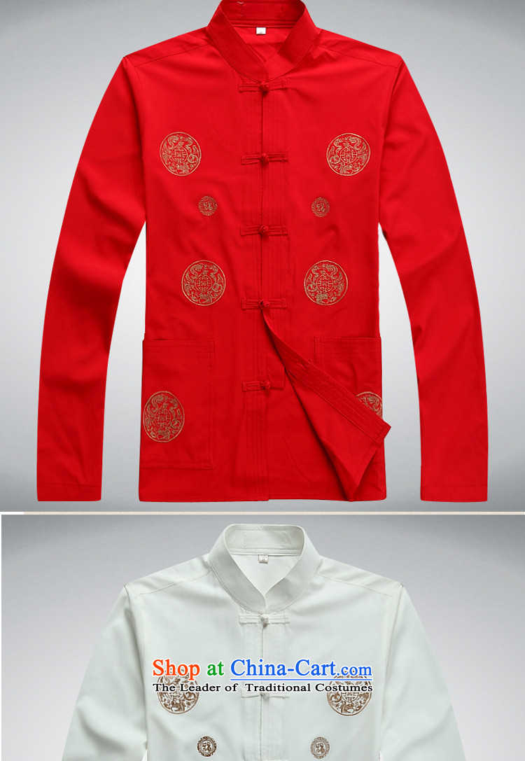The name of the 2015 autumn of the OSCE New China wind in Tang Dynasty Chinese leisure older Long-Sleeve Shirt collar with Grandpa Load Dad White 190 pictures, prices, brand platters! The elections are supplied in the national character of distribution, so action, buy now enjoy more preferential! As soon as possible.