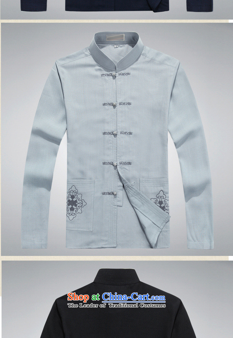 The name of the 2015 autumn of the OSCE New China wind in older men long-sleeved blouses father load Tang Chinese shirt with generous package of Grandpa Blue 180 pictures, prices, brand platters! The elections are supplied in the national character of distribution, so action, buy now enjoy more preferential! As soon as possible.