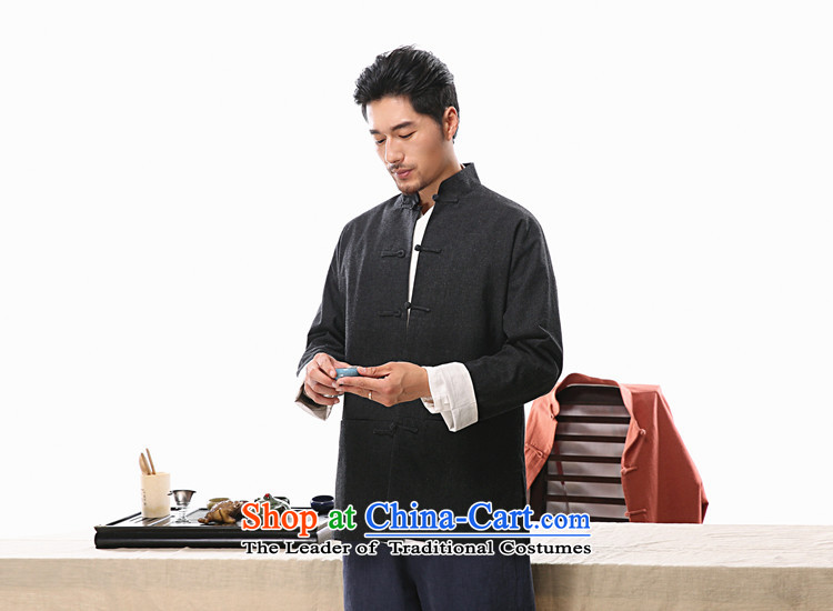 Azzu defense (azouari) China wind of autumn and winter men long-sleeved jacket Tang detained disc Chinese linen men Han-black L picture, prices, brand platters! The elections are supplied in the national character of distribution, so action, buy now enjoy more preferential! As soon as possible.