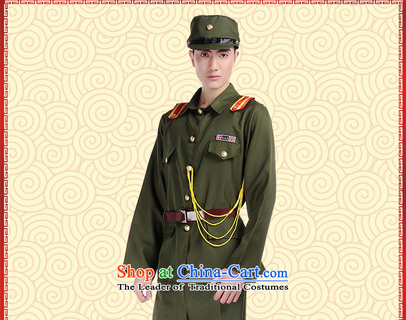 Hirlet Ephraim Fall 2015 New Japanese military officers serving Japanese soldiers performances will costumes anti-Japanese army dance stage costumes too big Sato will Kwan Map Color 175 pictures, prices, brand platters! The elections are supplied in the national character of distribution, so action, buy now enjoy more preferential! As soon as possible.