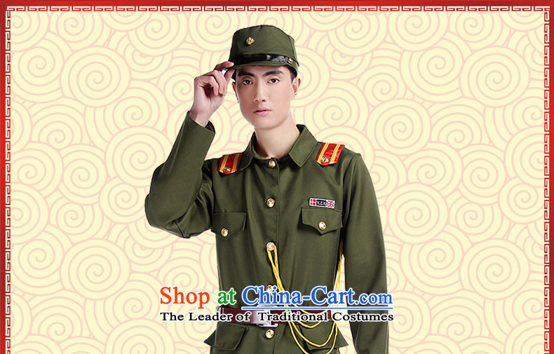 Hirlet Ephraim Fall 2015 New Japanese military officers serving Japanese soldiers performances will costumes anti-Japanese army dance stage costumes too big Sato will Kwan Map Color 175 pictures, prices, brand platters! The elections are supplied in the national character of distribution, so action, buy now enjoy more preferential! As soon as possible.