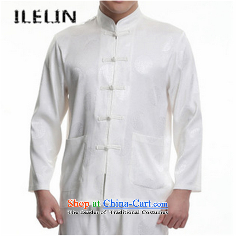 The fall of the new middle-aged ILELIN2015 MEN CASUAL father in older men Tang dynasty Long-sleeve Tang Dynasty Package Red 190,ILELIN,,, shopping on the Internet