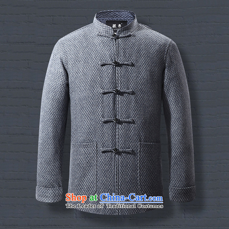 8D 2015 men hiding gross? Tang jackets for larger Elderly Banquet festivals offer package mail 180/XL, 07718 blue silk possession shopping on the Internet has been pressed.