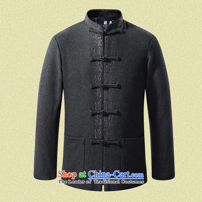 8D 2015 Fall/Winter Collections of gross? Tang jackets for larger wedding banquet Leisure Rate Package Mail 0761 Blue 185/XXL, possession of silk , , , shopping on the Internet