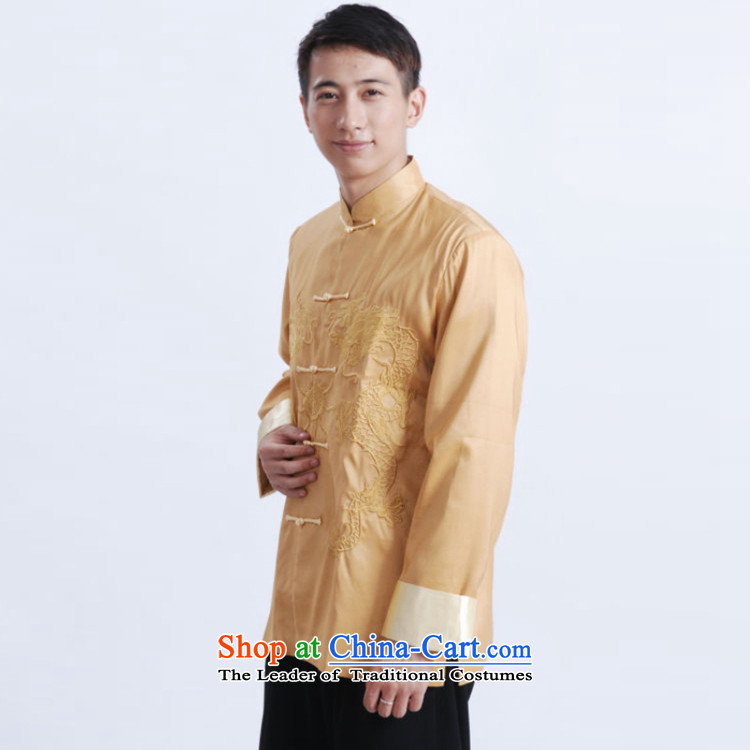 In accordance with the fuser retro national wind spring and autumn in new stylish older Chinese improved load father Tang jackets Lgd/m1009# Yellow XL Photo, prices, brand platters! The elections are supplied in the national character of distribution, so action, buy now enjoy more preferential! As soon as possible.