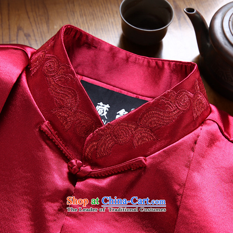 9The autumn and winter possession of Tang Dynasty cotton coat large grandfather father loaded in older banquet dress China wind Chinese lady 170/M, 7,712 Tibetan Silk-color , , , shopping on the Internet