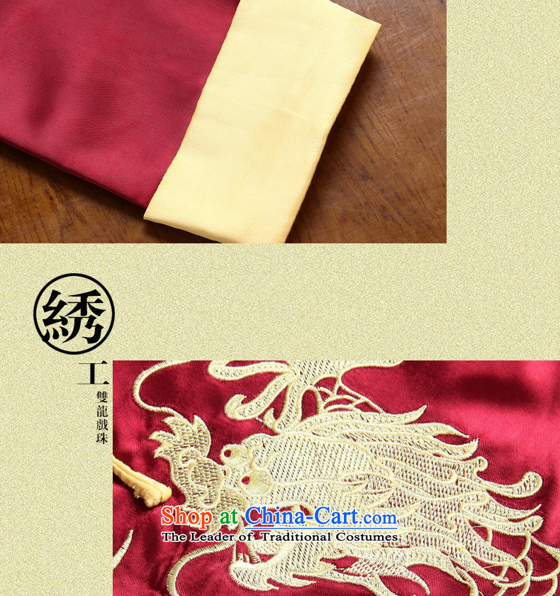 Possession silk embroidered dragon design autumn and winter jackets Tang festive wedding banquet on large new special package mail  175/L dragon pictures, middle-aged price, brand platters! The elections are supplied in the national character of distribution, so action, buy now enjoy more preferential! As soon as possible.