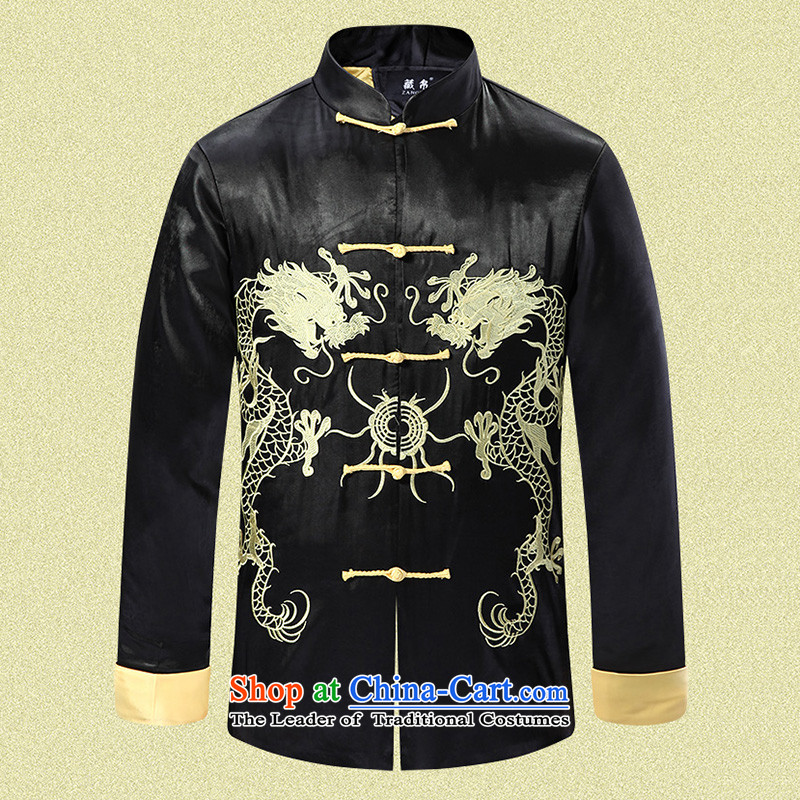 Possession silk embroidered dragon design autumn and winter jackets Tang festive wedding banquet on large new special package mail dragon  175/L, possession silk middle-aged , , , shopping on the Internet