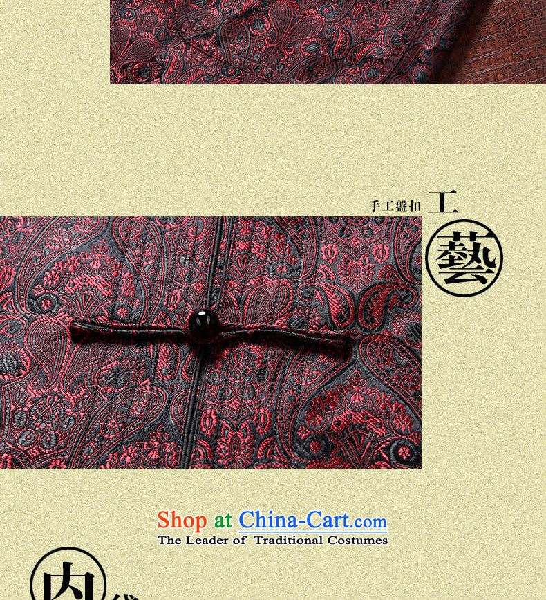 Genuine silk possession of autumn and winter in Tang Dynasty older men banquet to celebrate China wind large national costumes collar disc Clip Red 158615 175/L picture, prices, brand platters! The elections are supplied in the national character of distribution, so action, buy now enjoy more preferential! As soon as possible.