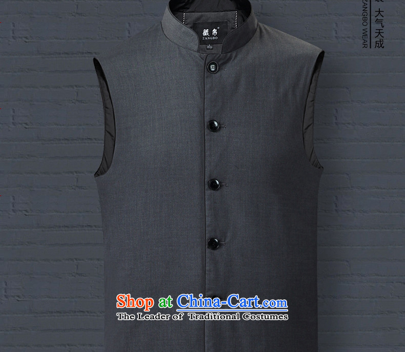 8D 2015 Fall/Winter Collections of Tang Dynasty men vest in Kampala shoulder older thick warm and comfortable large traditional mail gray vest package 158628 175/L picture, prices, brand platters! The elections are supplied in the national character of distribution, so action, buy now enjoy more preferential! As soon as possible.