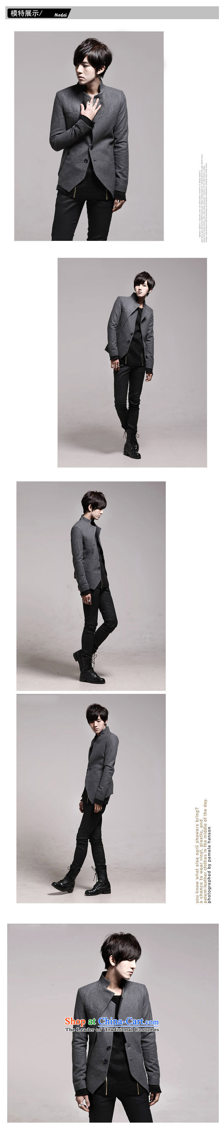 Dan Jie shi qiu boxed version won a Chinese tunic suit male jacket men's leisure pure color personalized Small dark gray 170/88(M) suit picture, prices, brand platters! The elections are supplied in the national character of distribution, so action, buy now enjoy more preferential! As soon as possible.