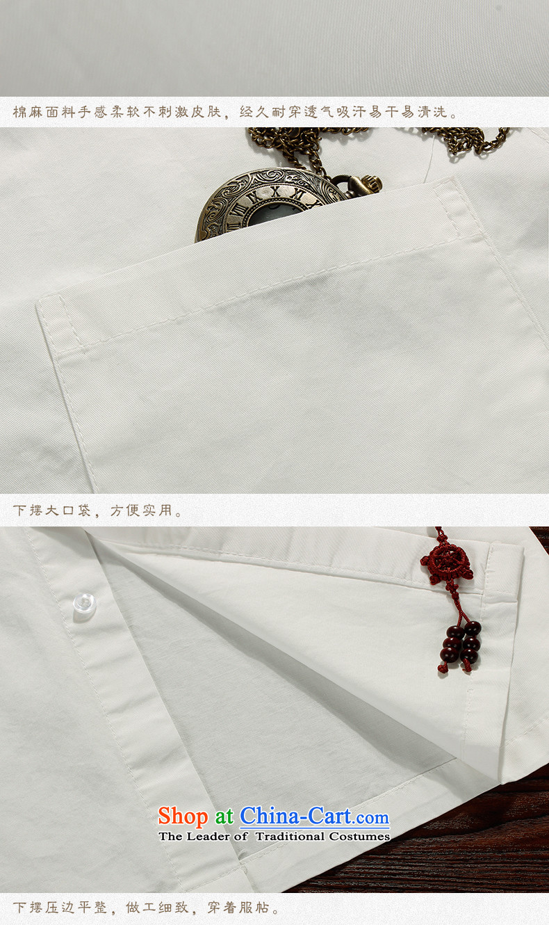 The 2015 autumn pick the new man in his grandfather father of older persons Tang blouses minimalist white men pure color shirt XXXXL white pictures leisure, prices, brand platters! The elections are supplied in the national character of distribution, so action, buy now enjoy more preferential! As soon as possible.