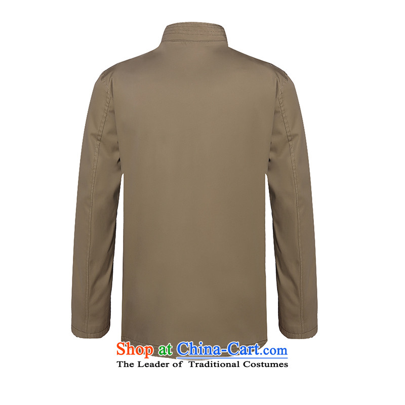 The first (ZUNSHOU) extreme Tang dynasty men fall new Mock-Neck Shirt China wind leisure retro xl men Chinese tunic 507.9 yellow earth 180, first (ZUNSHOU extreme) , , , shopping on the Internet