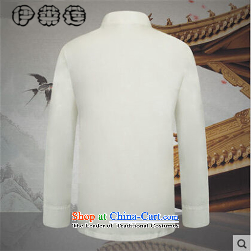 Hirlet Ephraim of autumn and winter 2015 New Product men of ethnic Tang dynasty shirt with the elderly in the grandfather father Men's Shirt China wind leisure men map color XXL, Yele Ephraim ILELIN () , , , shopping on the Internet