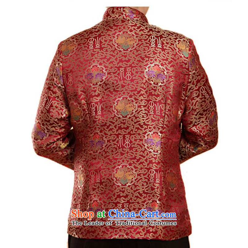 The new line of Bosnia and thre well field in the older President Tang Dynasty Ãþòâ National wind in older collar disc clip down Ms. Tang Gown robe of jacket down well large red women XXL, thre line (gesaxing and Tobago) , , , shopping on the Internet