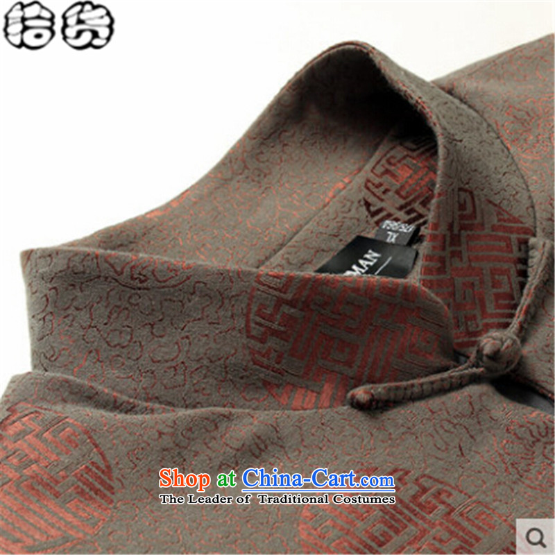 The 2015 autumn pickup of older persons in the new national wind load grandfather Tang blouses men Chinese leisure father Jacket Color Navy cargo (shihuo 180, pickup) , , , shopping on the Internet
