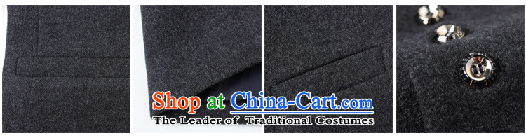 Dan Jie Shi autumn new stylish men suits tablets detained collar single stylish West Chinese tunic dark blue L picture, prices, brand platters! The elections are supplied in the national character of distribution, so action, buy now enjoy more preferential! As soon as possible.