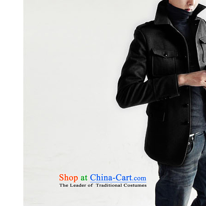 Dan Jie shi qiu load new Korean jacket leisure gross Sau San? The jacket collar retro Chinese tunic male and coffee XXL, Dan Jie Shi (DAN JIE SHI) , , , shopping on the Internet