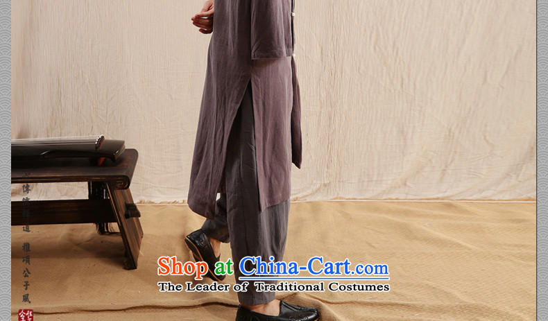 Cd 3 Model China wind up controversy over the Han Chinese Ma Tei linen coat leisure national Han-Tang dynasty windbreaker autumn gray 175/92A(L) picture, prices, brand platters! The elections are supplied in the national character of distribution, so action, buy now enjoy more preferential! As soon as possible.