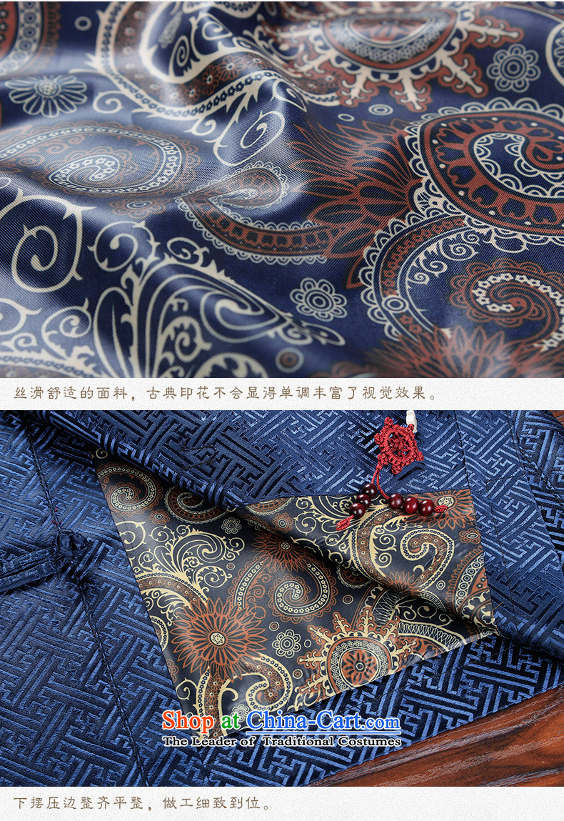 Hirlet Ephraim Fall 2015 new men of ethnic Chinese Tang jackets father replacing older men's grandfather installed China wind jacket and elegant blue聽190 pictures, prices, brand platters! The elections are supplied in the national character of distribution, so action, buy now enjoy more preferential! As soon as possible.