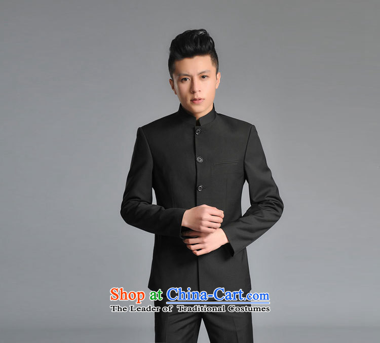 Mr Ronald Men's Mock-Neck Chinese tunic Korean youth with collar Sau San suits Chinese national services black XXL picture, prices, brand platters! The elections are supplied in the national character of distribution, so action, buy now enjoy more preferential! As soon as possible.