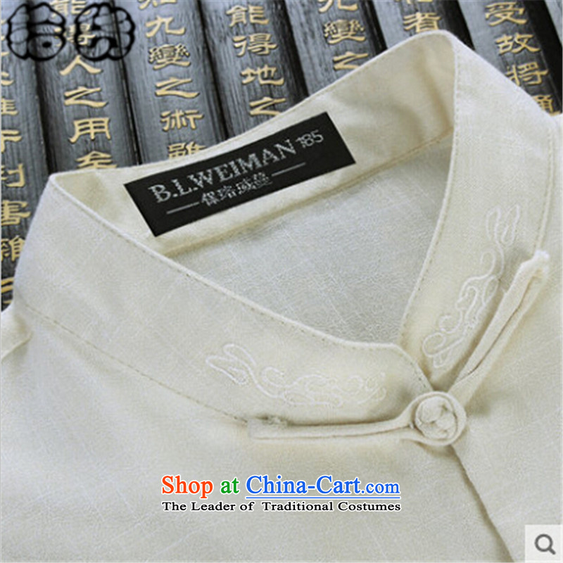 The 2015 autumn pick new father grandfather replacing Tang replacing men l Chinese shirt Tray Tie China Wind Jacket coat shirt elegant retro m L, pickup (shihuo) , , , shopping on the Internet