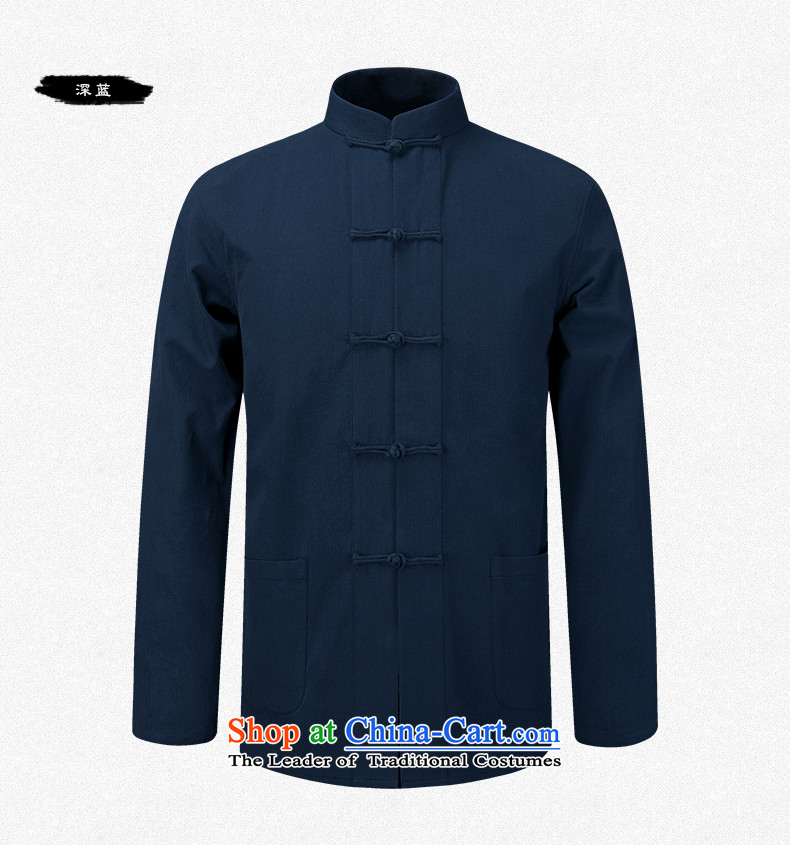 The Fall 2015 pickup of Chinese collar of older persons in the Tang dynasty and long-sleeved men's father Han-loaded ball-service shirt of Chinese kung fu blouses pure white 190 pictures, prices, brand platters! The elections are supplied in the national character of distribution, so action, buy now enjoy more preferential! As soon as possible.
