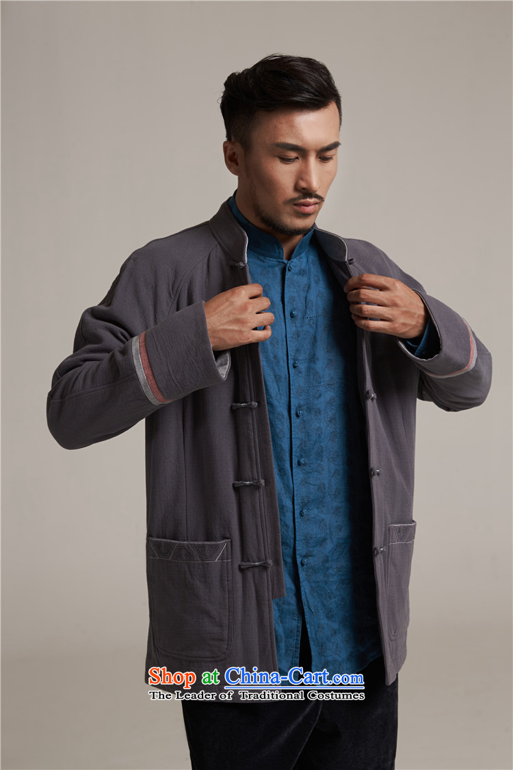 De Fudo ohiro autumn 2015 new products men Tang dynasty China wind men's jackets older leisure long-sleeved Tang Dynasty Warm gray 3XL52 picture, prices, brand platters! The elections are supplied in the national character of distribution, so action, buy now enjoy more preferential! As soon as possible.
