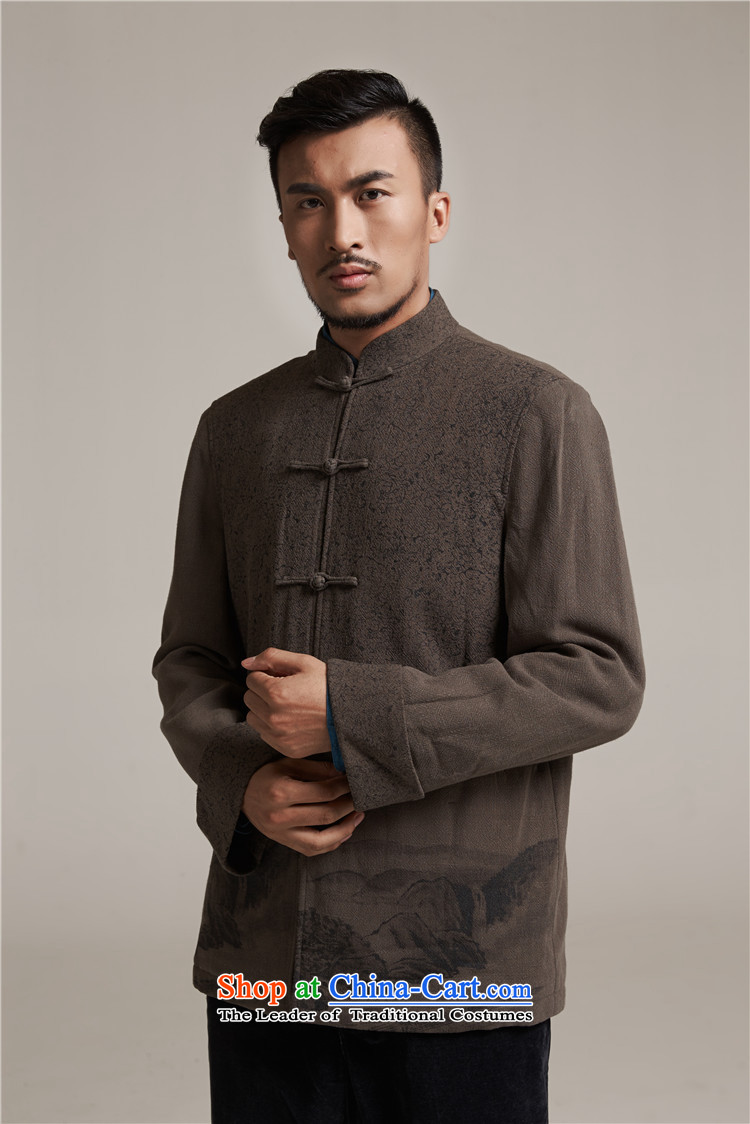 Fudo de saint de 2015 autumn and winter new products men Tang dynasty China wind men robe older leisure Tang Dynasty to warm jacket, gray and green 3XL/52 picture, prices, brand platters! The elections are supplied in the national character of distribution, so action, buy now enjoy more preferential! As soon as possible.