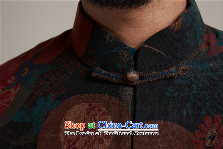 Fudo days right De Xiang Yun yarn Tang jackets Chinese embroidery was under renovation as China wind men Tang dynasty  2015 autumn and winter XL/48 color pictures new products, prices, brand platters! The elections are supplied in the national character of distribution, so action, buy now enjoy more preferential! As soon as possible.