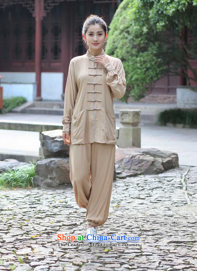 In accordance with the love of ethnic Chinese Han Seung Tang Dynasty to the solid color collar long-sleeved Tang Dynasty Package kung fu tai chi service kit D /2527# -7# XS picture, prices, brand platters! The elections are supplied in the national character of distribution, so action, buy now enjoy more preferential! As soon as possible.