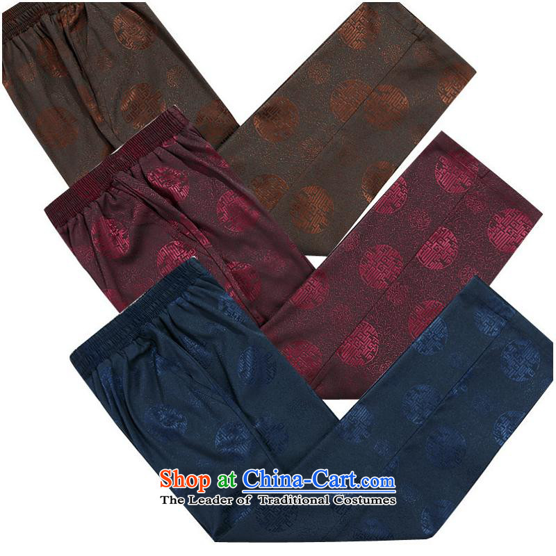 In the Tang dynasty older men's trousers, add is increasing autumn elastic waist autumn and winter Bonfrere looked as casual trousers and pants XXS, chestnut horses in Hwan (meitianyihuan days) , , , shopping on the Internet