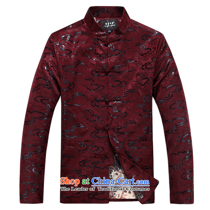 In the Tang dynasty male jacket Older long-sleeved sweater Chinese national costumes father replace English thoroughbred XXS, us day in accordance with the property (meitianyihuan) , , , shopping on the Internet