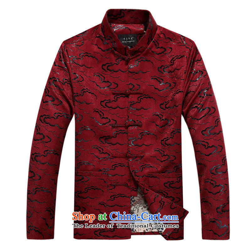 In elderly men Tang blouses Chinese national dress for autumn and winter long sleeve jacket coat white casual American days in accordance with the property XXS, (meitianyihuan) , , , shopping on the Internet