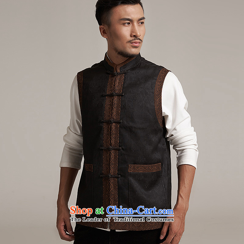 Fudo log-de-cloud yarn upscale male Tang dynasty improvement, a leisure in Sau San shoulder windproof warm China wind black M/44, de fudo shopping on the Internet has been pressed.