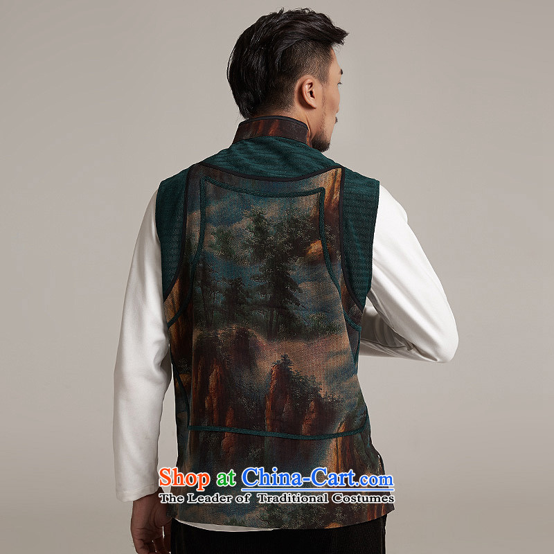 Fudo de to cloud of incense yarn upscale male Tang Gown, a leisure in improved shoulder windproof warm China wind suit XL/48, de fudo shopping on the Internet has been pressed.