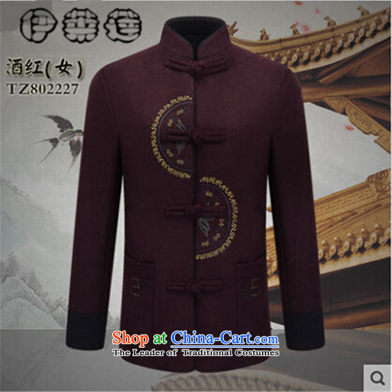 Hirlet Ephraim of autumn and winter 2015 new products for older couples Tang dynasty men wool a grandmother grandfather replacing elderly men and women jacket coat red stamp female M Yele Ephraim ILELIN () , , , shopping on the Internet