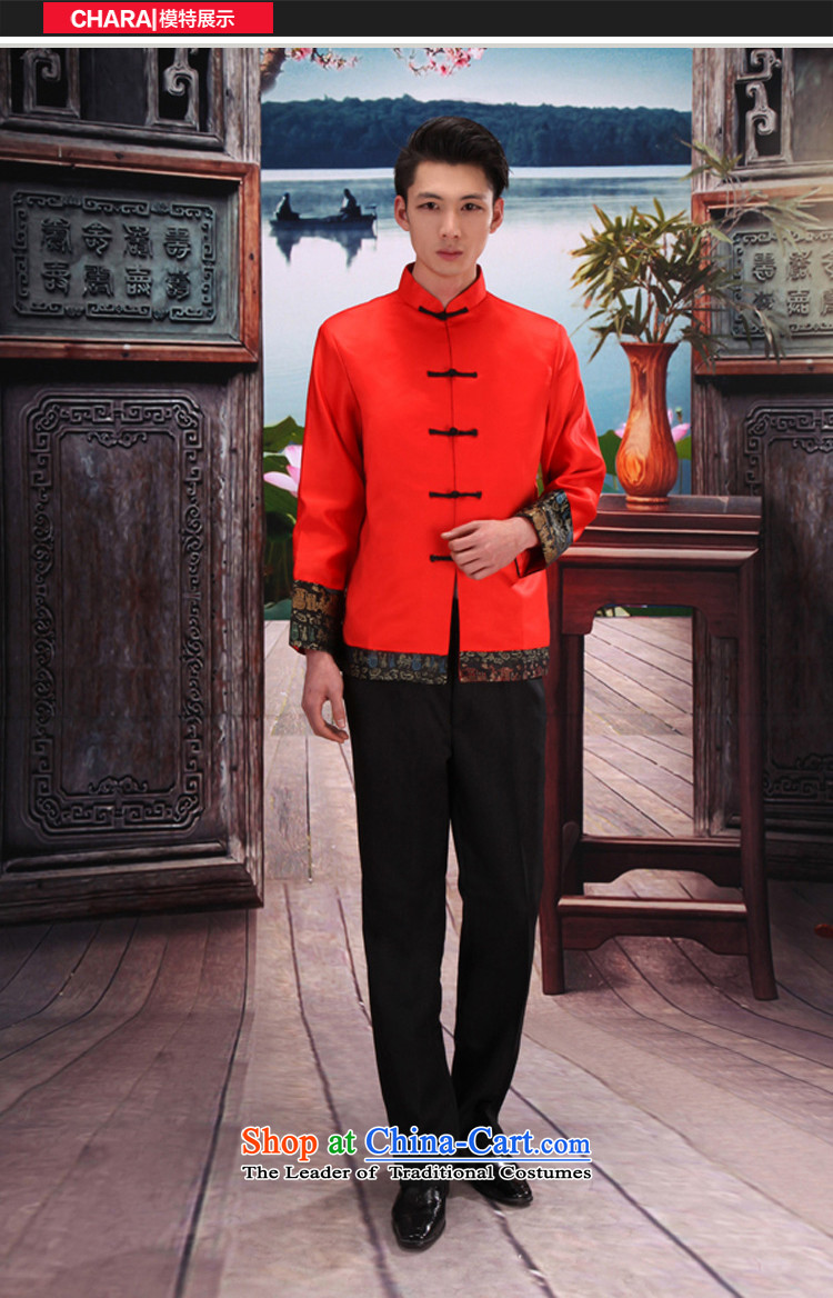 Time the new 2015 Syria groom male Sau Wo serving Chinese wedding dress men improved Tang dynasty costume show replace bows services wo red S picture, prices, brand platters! The elections are supplied in the national character of distribution, so action, buy now enjoy more preferential! As soon as possible.