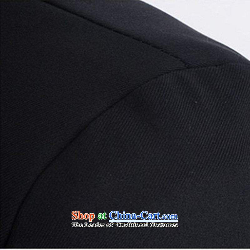 Dan Jie Shi Spring 2015 men's new Korean leisure suit coats collar male Chinese tunic suit small Sau San men 1803 Black XL, Mrs Rafael Hui Jimmy Carter (GUSSKATER) , , , shopping on the Internet