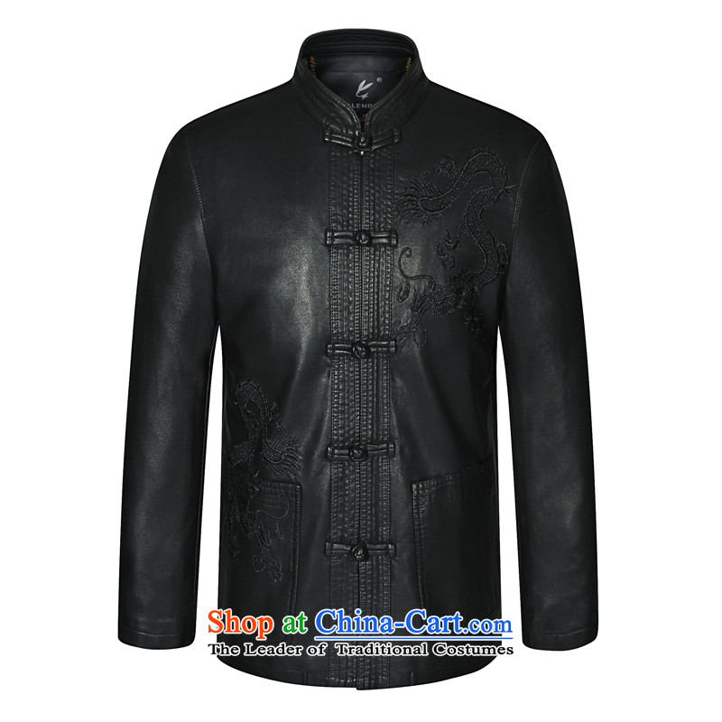 Yi Yi area by 2015 autumn and winter multimedia new and old age in Tang Dynasty Zhongshan fitted with long leather jacket embroidered dragon leather jacket disc does not embroidered dragon Clip6474 185 pictures, prices, brand platters! The elections are supplied in the national character of distribution, so action, buy now enjoy more preferential! As soon as possible.