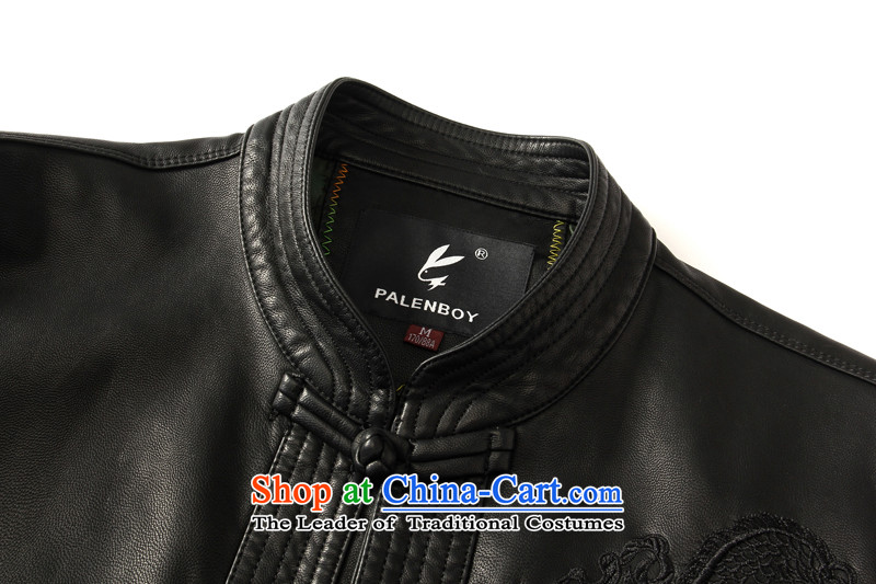 Yi Yi area by 2015 autumn and winter multimedia new and old age in Tang Dynasty Zhongshan fitted with long leather jacket embroidered dragon leather jacket disc does not embroidered dragon Clip6474 185 pictures, prices, brand platters! The elections are supplied in the national character of distribution, so action, buy now enjoy more preferential! As soon as possible.
