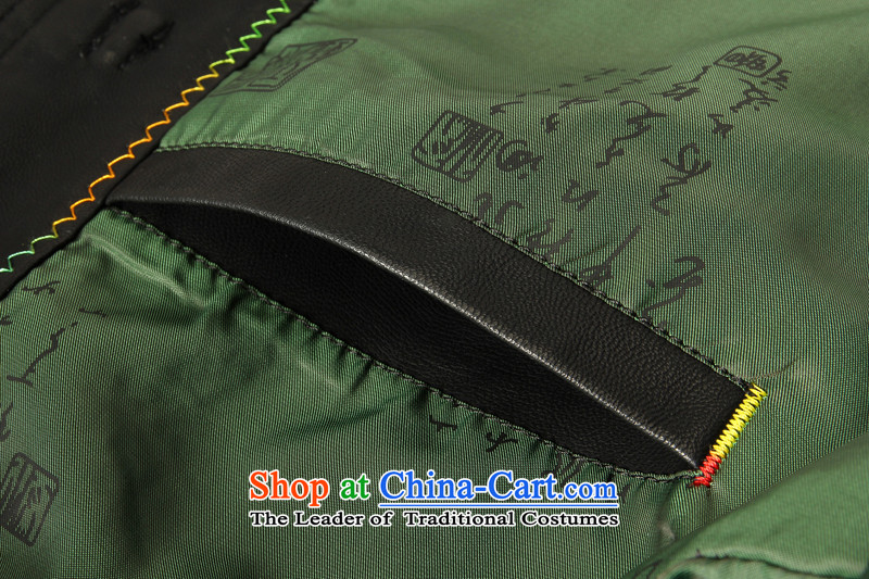 To Simitis 2015 autumn and winter in the new age in Tang Dynasty Zhongshan fitted with long leather jacket embroidered dragon leather jacket embroidered dragon disc detained6474 180 pictures, prices, brand platters! The elections are supplied in the national character of distribution, so action, buy now enjoy more preferential! As soon as possible.