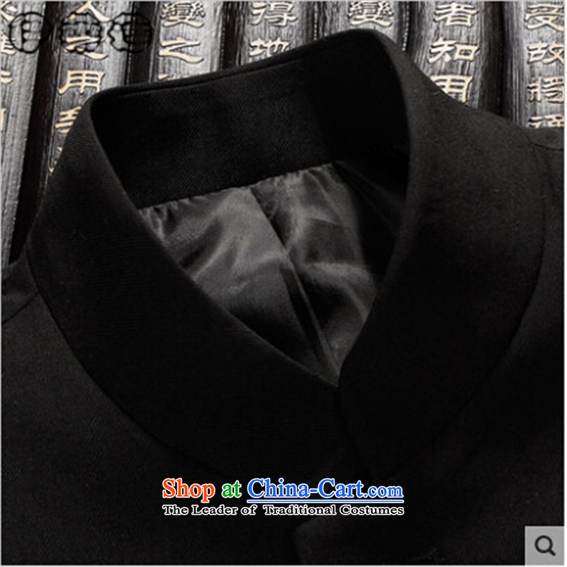 Hirlet Ephraim Fall 2015 New Chinese collar Chinese tunic suits men black Sau San young students casual dress pants and black XXL, load father Eli Ephraim ILELIN () , , , shopping on the Internet