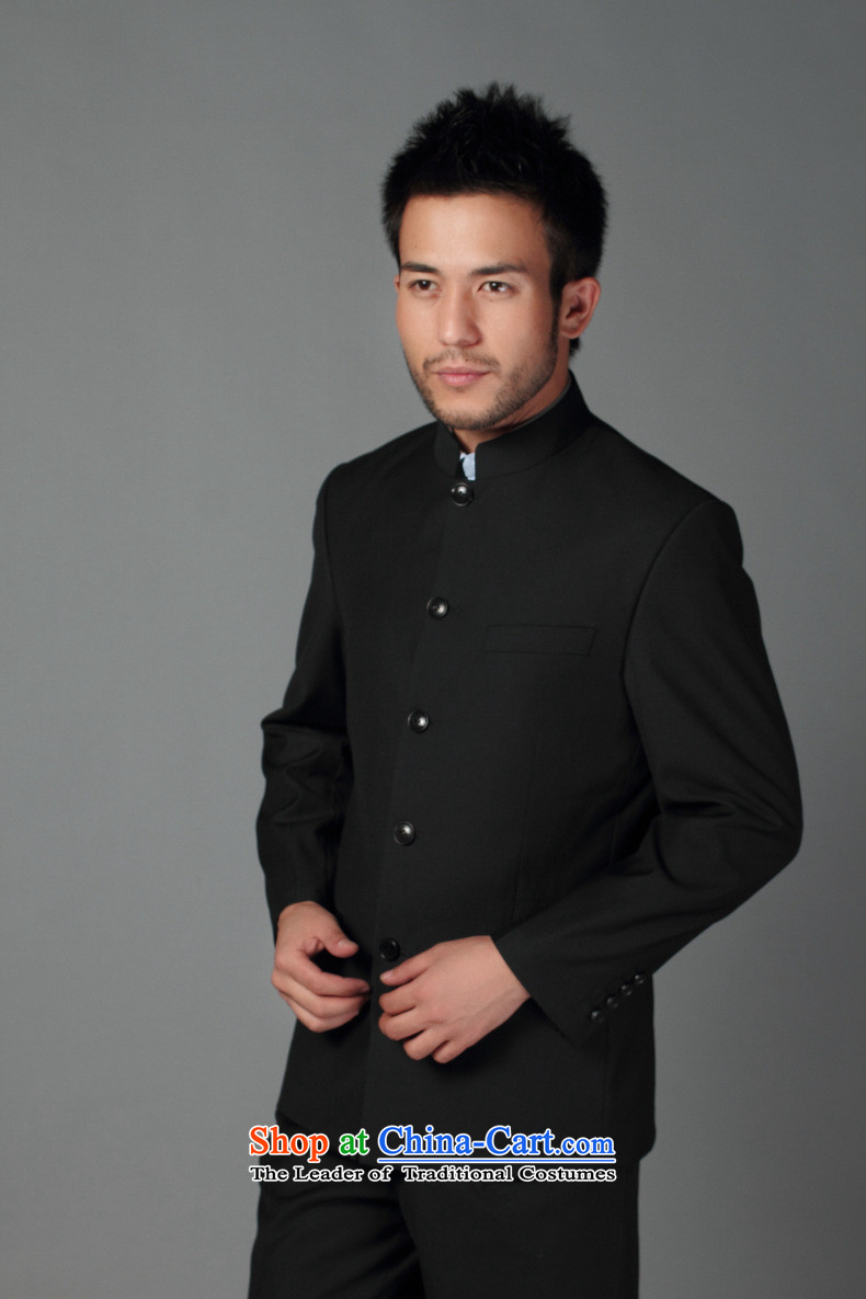 The Chinese stand collar black navy blue collar Chinese tunic suit male suits men suits for the Sau San navy blue collar 180XL/50 Chinese pictures, prices, brand platters! The elections are supplied in the national character of distribution, so action, buy now enjoy more preferential! As soon as possible.